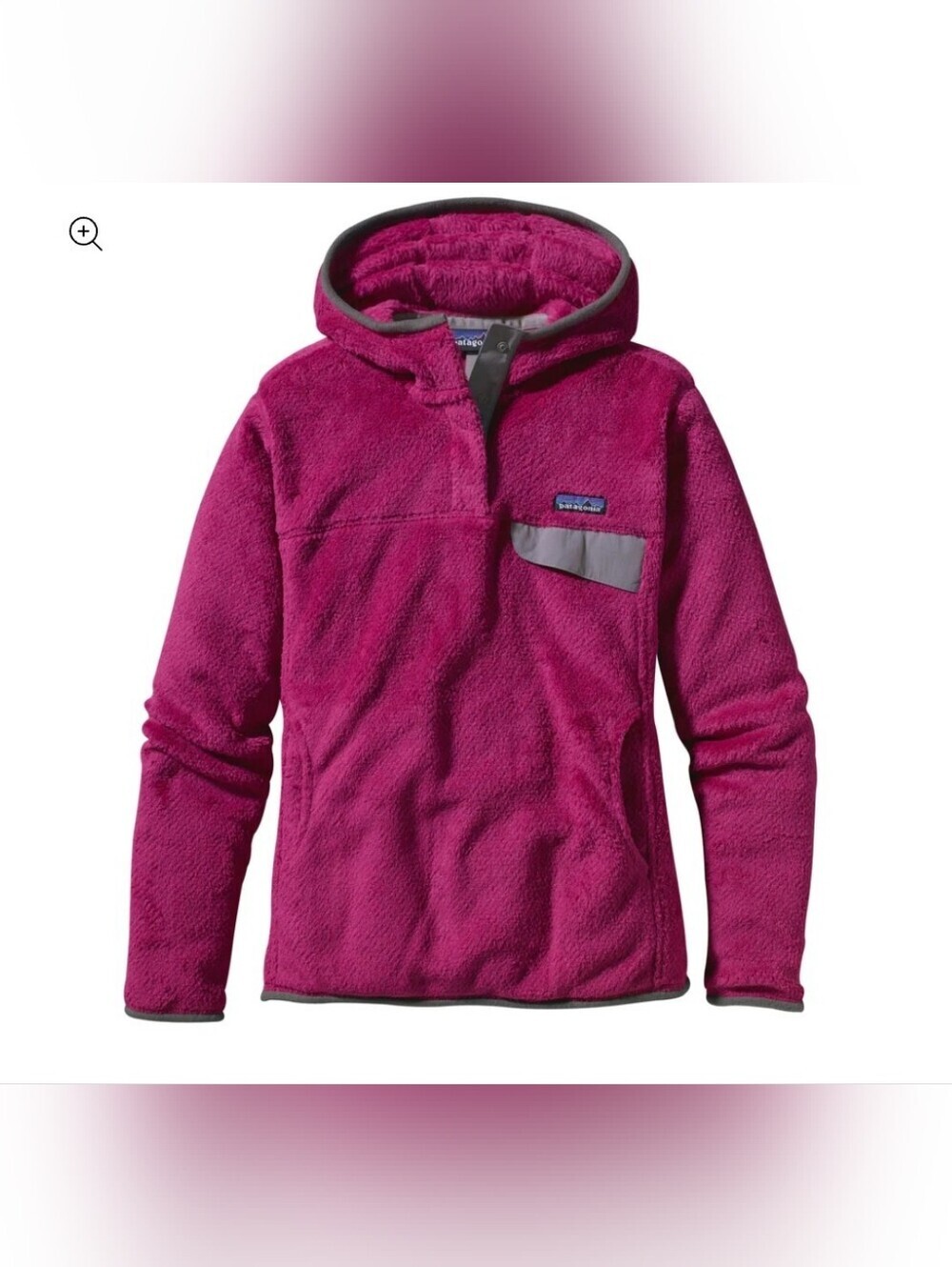 Patagonia Women's Re-Tool Hoody Bougainvillea- Magenta Size XS.